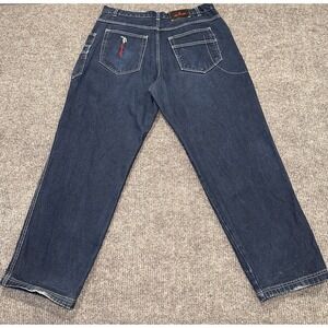 Vtg Fubu The Collection Cinca XC11 Wide Leg Carpenter Jeans 38x34 Hip-Hop